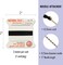 Griffin Silk Bead Cord Perlseide – Size 1 (0.35mm) – 2 Meters per Card – Stainless Steel Needle Attached – for Knotting Pearls, Gemstones, Crystals and Beads